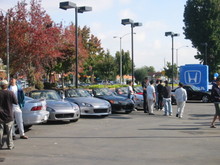My car on the left