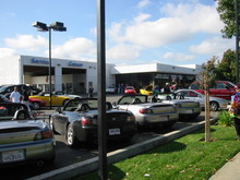 My car on the right